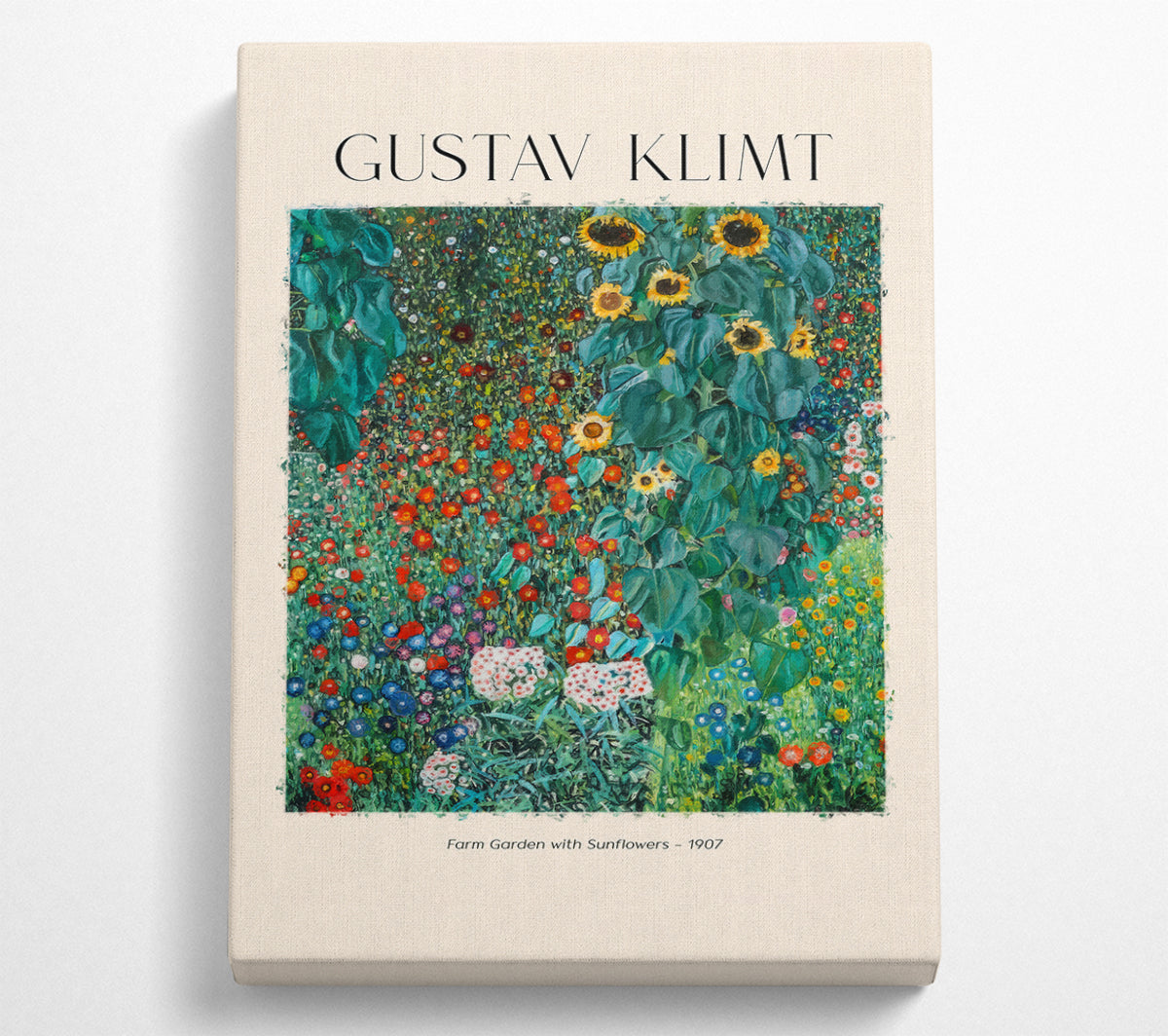 Farm Garden With Sunflowers - 1907 By Gustav Klimt