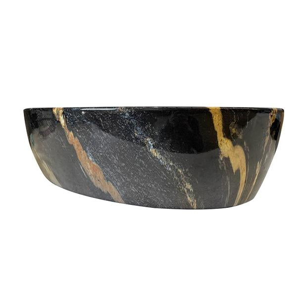 615X420X140 Mm Bathroom Oval Above Counter Ceramic Wash Basin