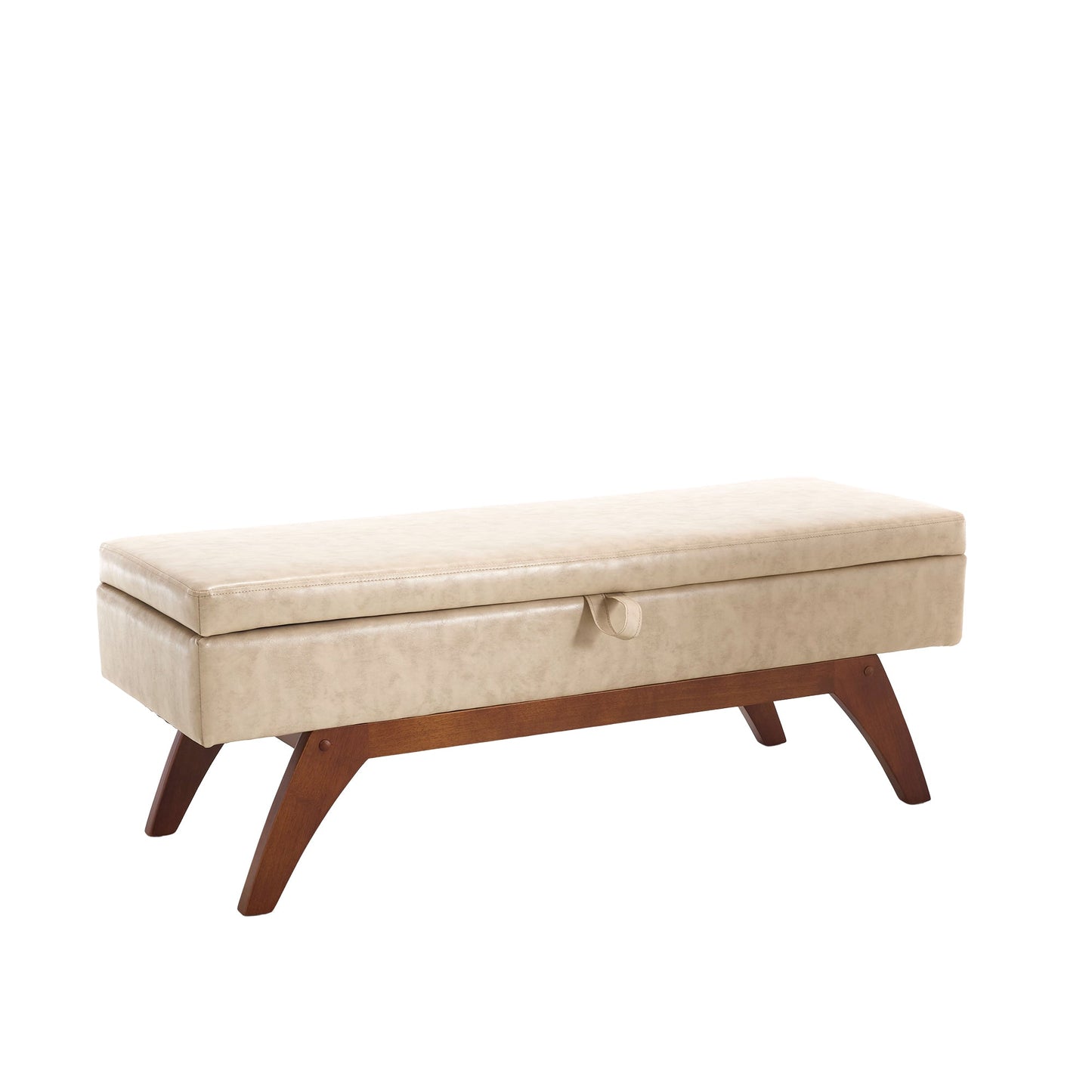 Teddy wool fabric, solid wood feet for solid weighing, and bed end