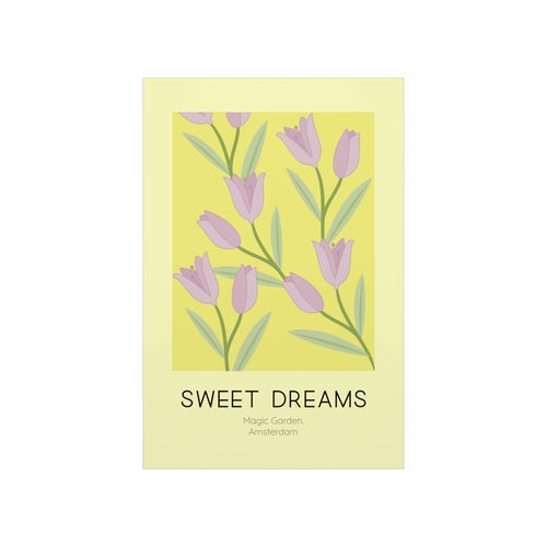 Sweet Dreams Tulip Poster