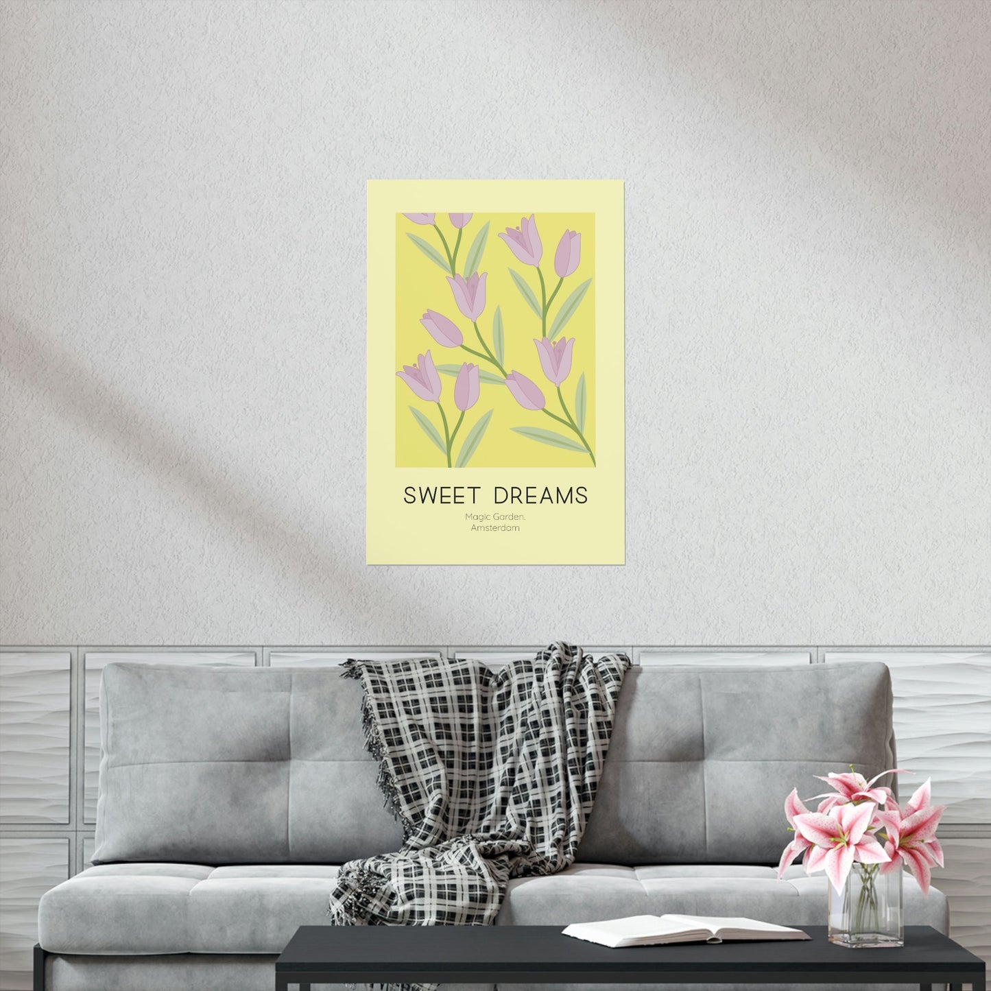 Sweet Dreams Tulip Poster