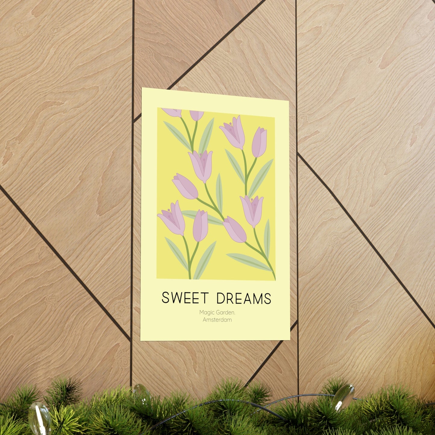 Sweet Dreams Tulip Poster