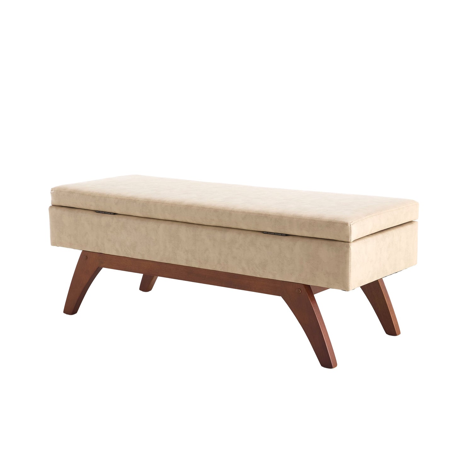 Teddy wool fabric, solid wood feet for solid weighing, and bed end