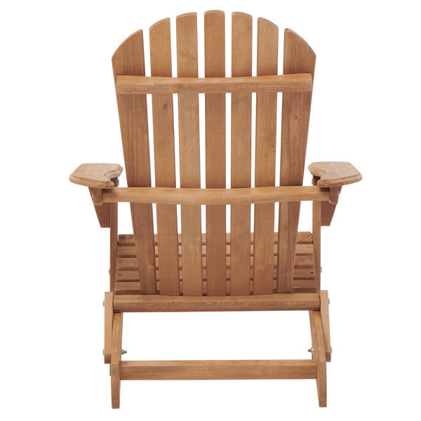 LuneluX_Home – Wooden Folding Adirondack Chair Set (2 pcs, Light