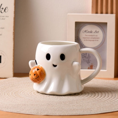 Pumpkin Ghost Cup Halloween Creative Cute Water Glass