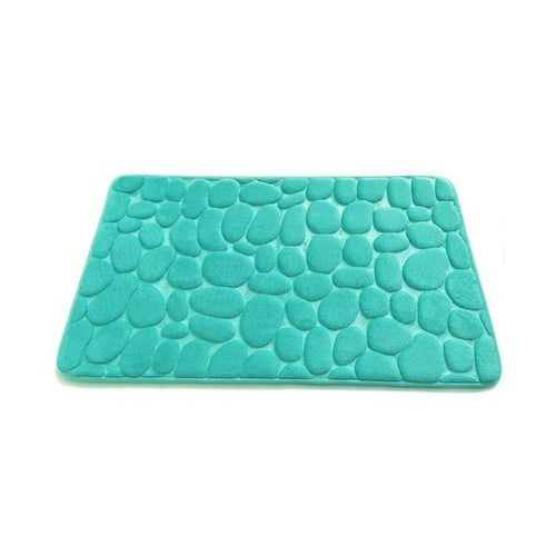 Cobblestone Embossed Bath Mat Non slip Bathroom Carpets In Wash Basin