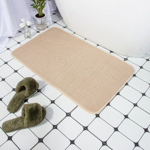 Cobblestone Embossed Bath Mat Non slip Bathroom Carpets In Wash Basin