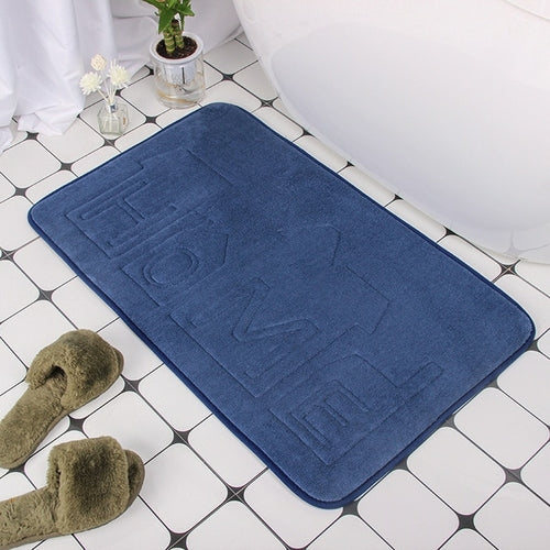 Cobblestone Embossed Bath Mat Non slip Bathroom Carpets In Wash Basin