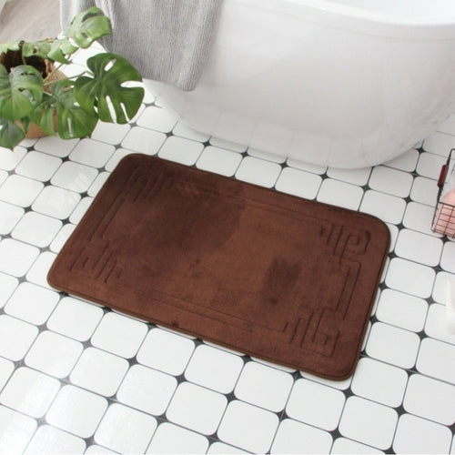 Cobblestone Embossed Bath Mat Non slip Bathroom Carpets In Wash Basin