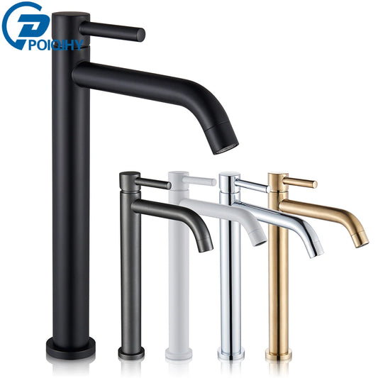 Black Basin Faucet Bathroom Washbasin Water Mixer Tap Hot Cold Water