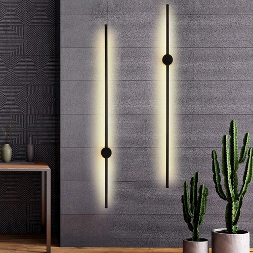 Modern LED Linear Wall Light Long Strip Wall Lamp Acrylic LED Strip
