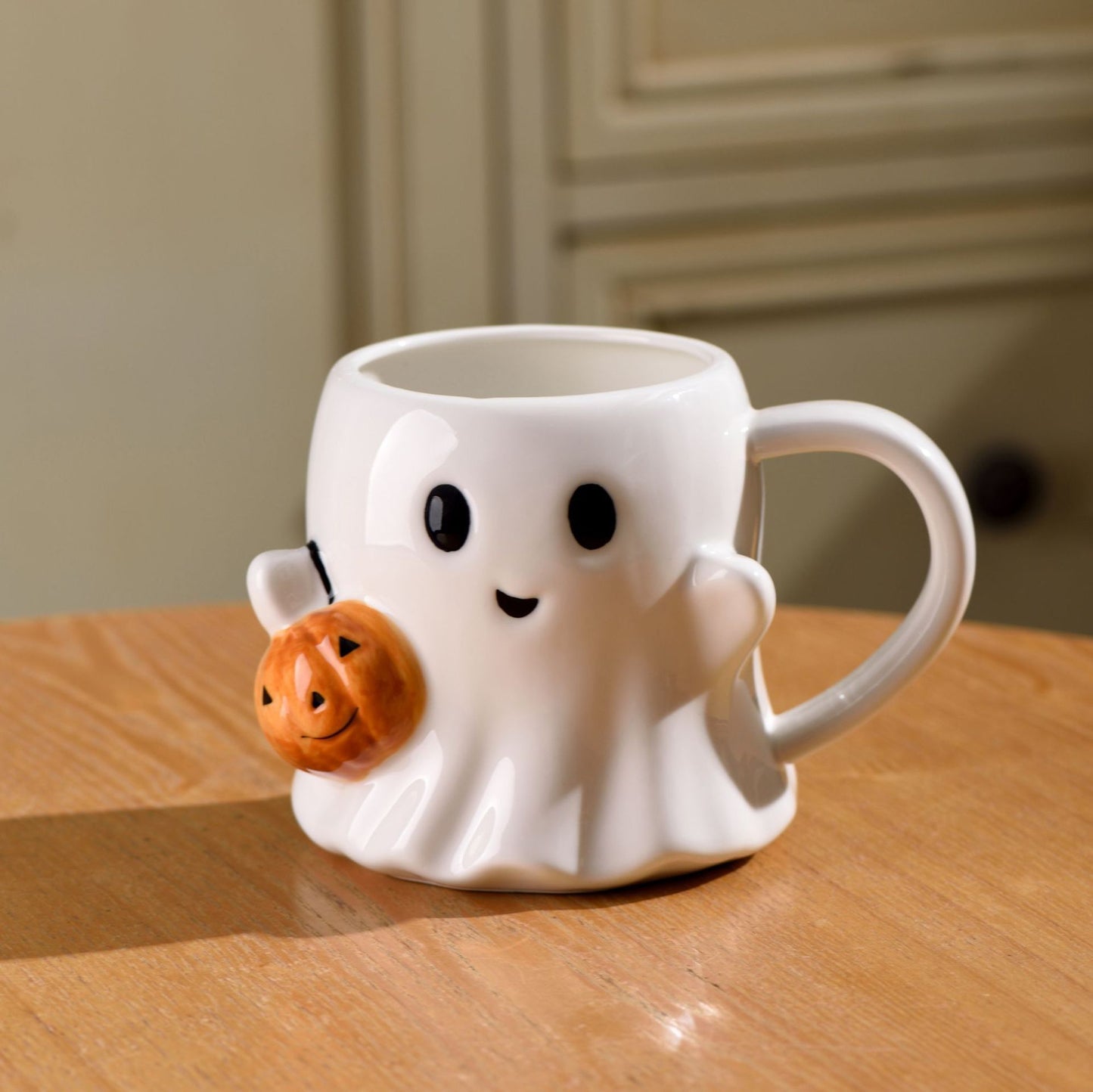 Pumpkin Ghost Cup Halloween Creative Cute Water Glass