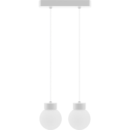 Hanging lamp Barrel-Orb Ball 2W white