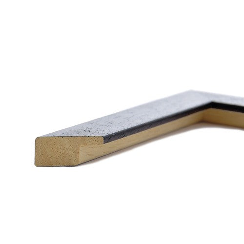 Poster "2 hot air balloons" black frame, A3 format