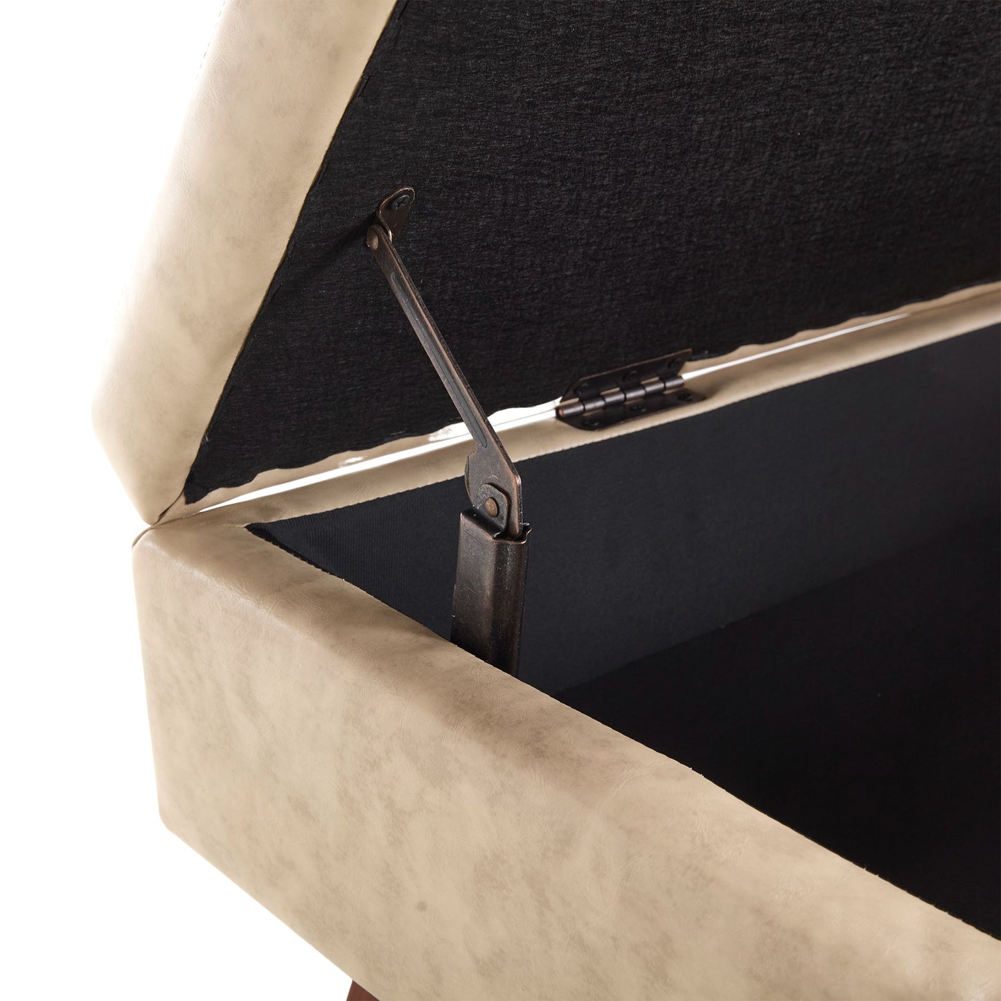 Teddy wool fabric, solid wood feet for solid weighing, and bed end