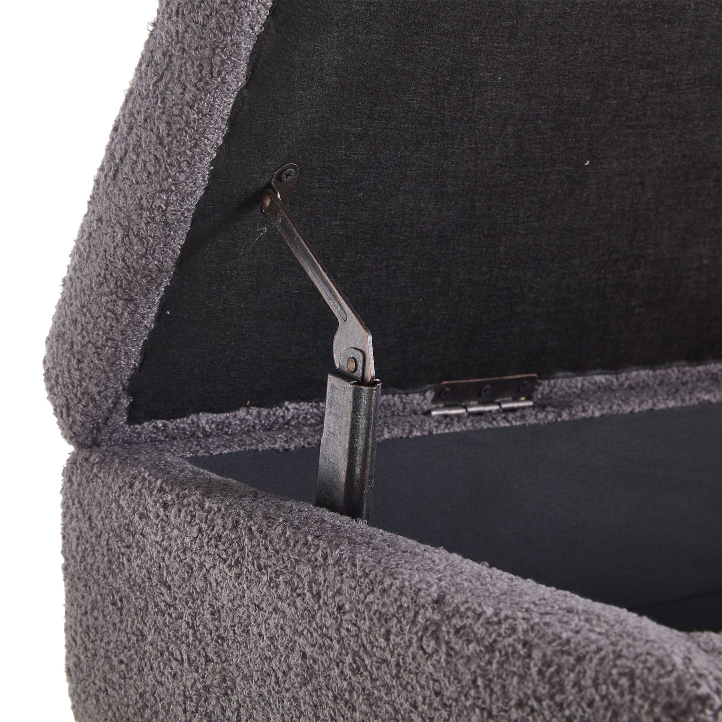 Teddy wool fabric, solid wood feet for solid weighing, and bed end